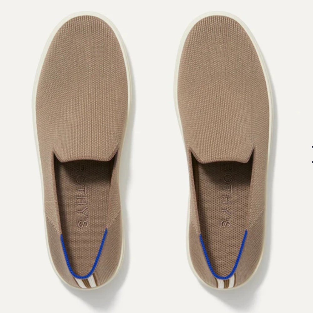 Rothy’s Slip On Sneaker in Latte